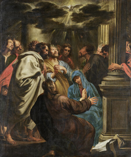 Anton van Dyck: Die Ausgießung des Heiligen Geistes, um 1618-20, Öl auf Leinwand