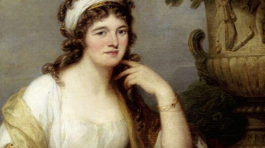 Angelika Kauffmann, Porträt Wilhelmine Gräfin von Lichtenau in Rom, 1796