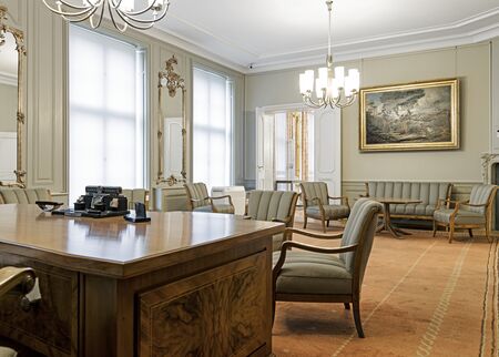 Amtszimmer von Wilhelm Pieck im 1. Og von Schloss Schönhausen