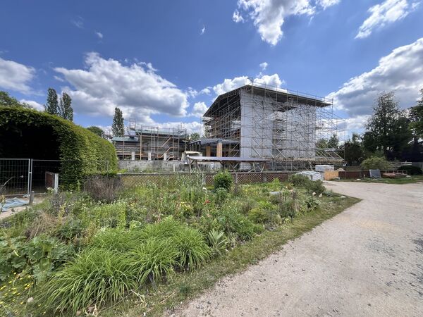 Römische Bäder, Blick auf das Ensemble von Nordwesten