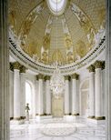Blick in den Marmorsaal von Schloss Sanssouci