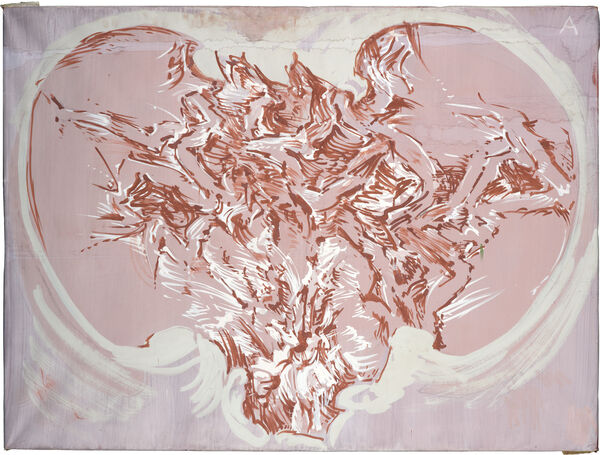 Hann Trier, study for cartouche ‘A’ on the coving, 1971–1972