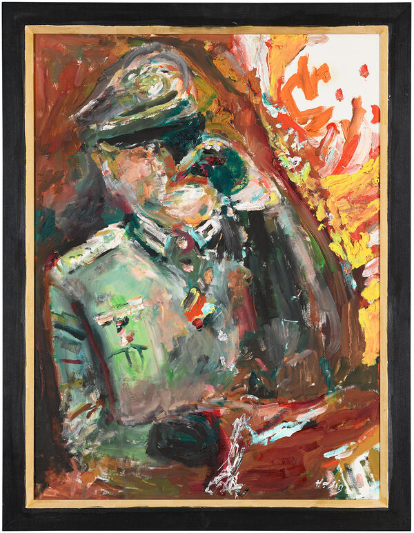 Bernhard Heisig, Stauffenberg, 2010, Öl auf Leinwand, 80 x 60 cm