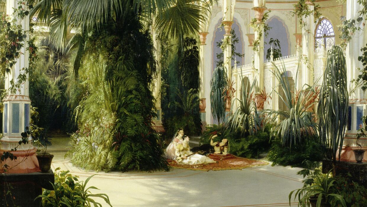 Carl Blechen, Das Innere des Palmenhauses