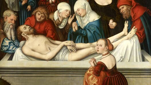 Lucas Cranach d. Ä. (Werkstatt), Grablegung