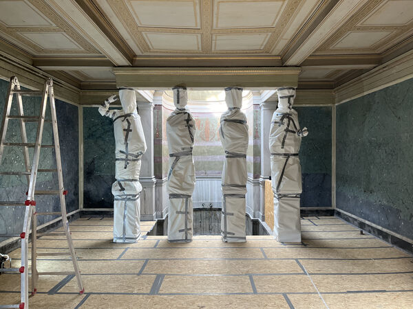 Römische Bäder, Therme: Caldarium