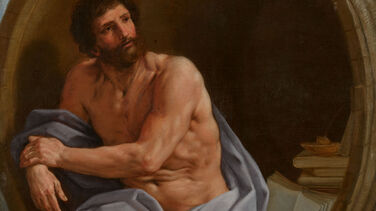Die Rückkehr von Guido Renis „Diogenes in der Tonne“ in die Obere Galerie