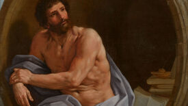 Guido Reni: Diogenes in der Tonne, nach 1635 © SPSG / Daniel Lindner Die Rückkehr von Guido Renis „Diogenes in der Tonne“ in die Obere Galerie