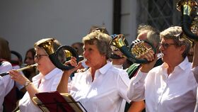 Hörnerklang im Jagdschloss Grunewald