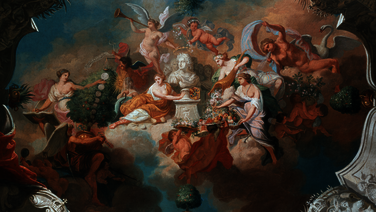 Samuel Theodor Gericke, Allegorie auf Friedrich I. als Fürst von Oranien (Deckenentwurf) © Stiftung Hohenzollernscher Kunstbesitz (SPSG) / Jörg P. Anders 25 Jahre Schlossmuseum Oranienburg