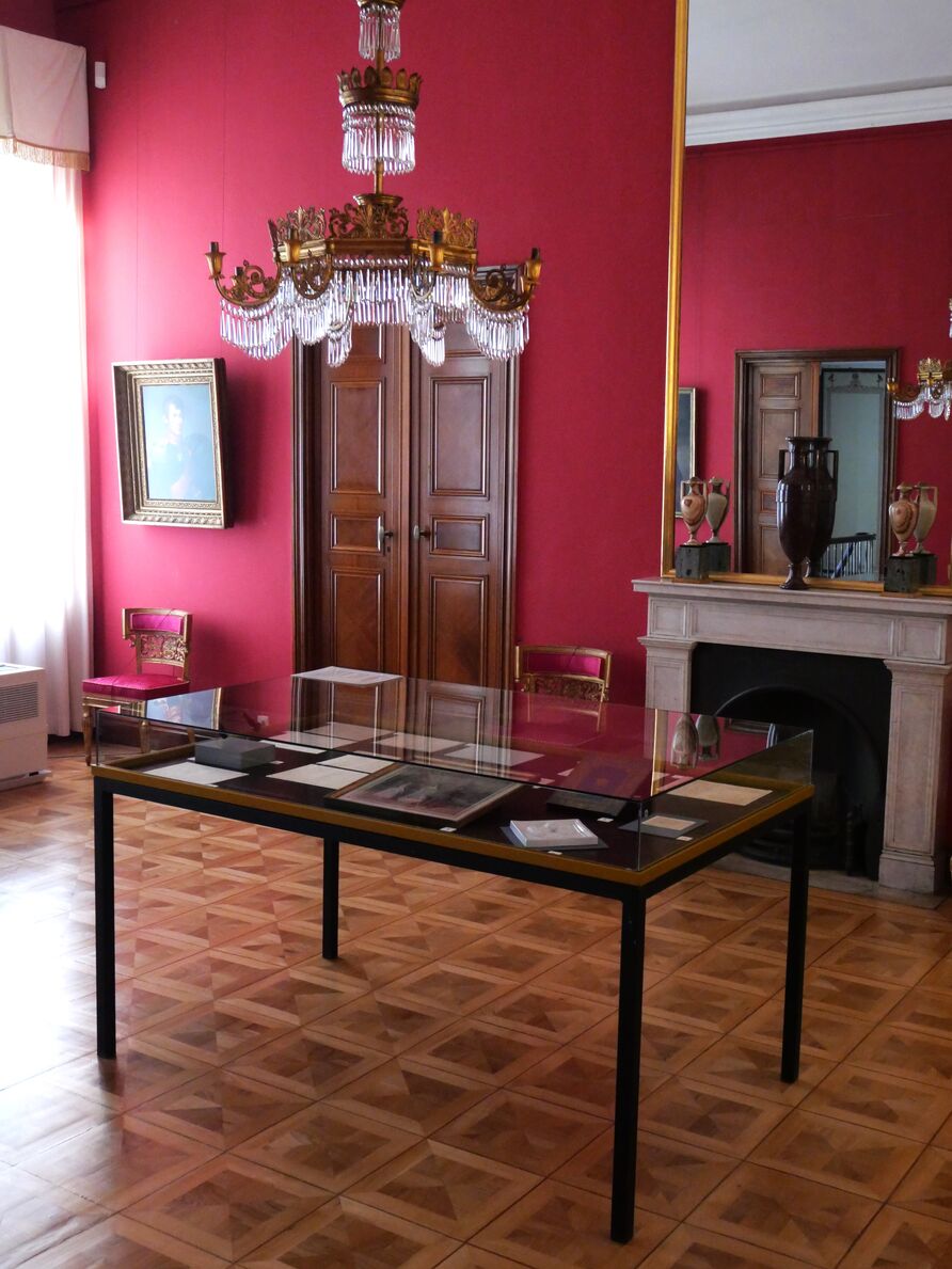 Blick in die Sonderpräsentation in den Schlossräumen