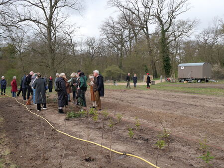 Einweihung der Baumschule am Ruinenberg im Park Sanssouci