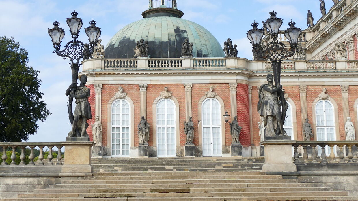 Black Men as Candelabra Carriers at the New Palace