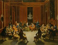 Paul Carl Leygebe: Das  Tabakskollegium König Friedrichs I. in Preußen, um 1710