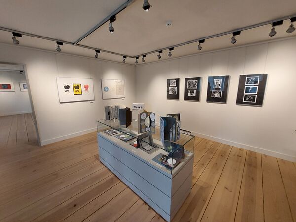 Blick in die Ausstellung „Nie wieder Krieg! Ein Plakat. Käthe Kollwitz.“