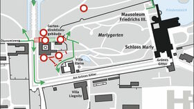 Dach des Gartendirektionsgebäudes wird saniert