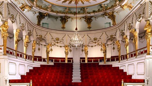 Schlosstheater im Neuen Palais, Blick in den Zuschauerraum