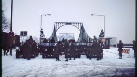 The Glienicke Bridge and the exclave of Klein-Glienicke