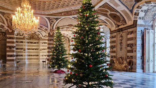 Weihnachten im Grottensaal des Neuen Palais