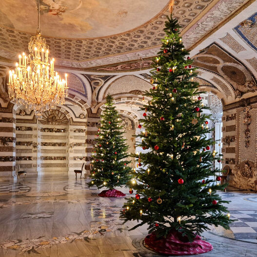 Weihnachten im Grottensaal des Neuen Palais