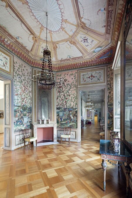 Berlin, Schloss Charlottenburg, Neuer Flügel, Winterkammern Friedrich Wilhelms II., Speisezimmer