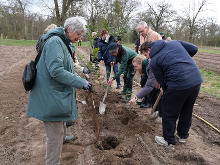Einweihung der Baumschule am Ruinenberg im Park Sanssouci