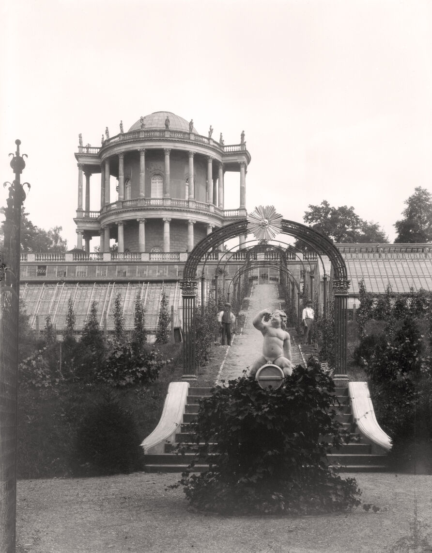 Bacchus auf dem Klausberg, Postkarte um 1900