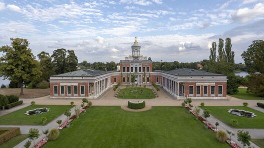 Außenansicht des Marmorpalais im Neuen Garten Potsdam