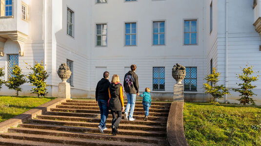Jagdschloss Grunewald, Ansicht von der Wasserterrasse
