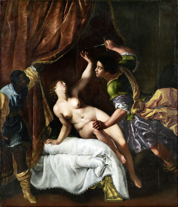 Artemisia Gentileschi: Tarquinius und Lukretia, 1627–1630, SPSG, GK I 5389 © SPSG / Wolfgang Pfauder, 2019