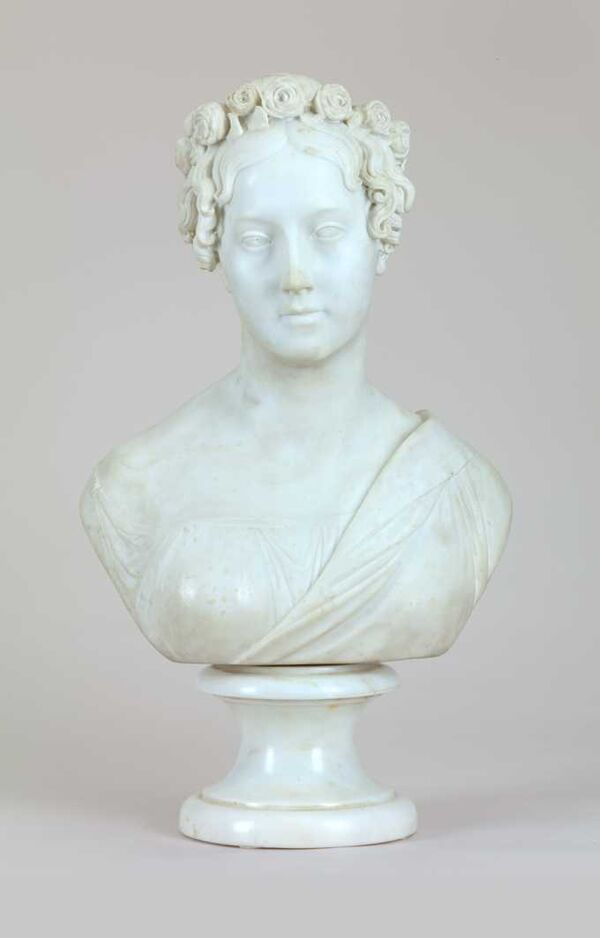 (21) Ridolfo Schadow: Mutmaßliches Bildnis der Elena Buti, Marmor, 1816