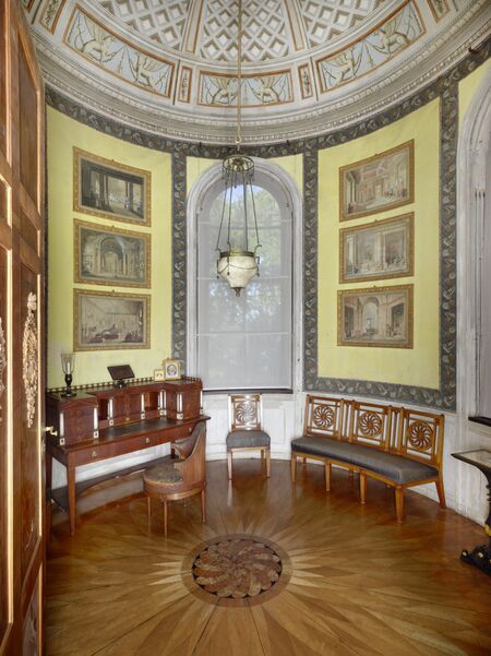 Schloss Pfaueninsel, Schreibzimmer des Königs