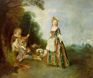 Antoine Watteau, Iris oder Der Tanz, 1718-1721